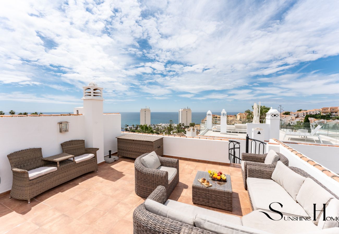 Casa adosada en Benalmádena - Beautiful views family townhouse steps from the BEACH