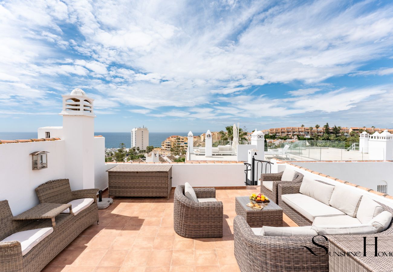 Casa adosada en Benalmádena - Beautiful views family townhouse steps from the BEACH