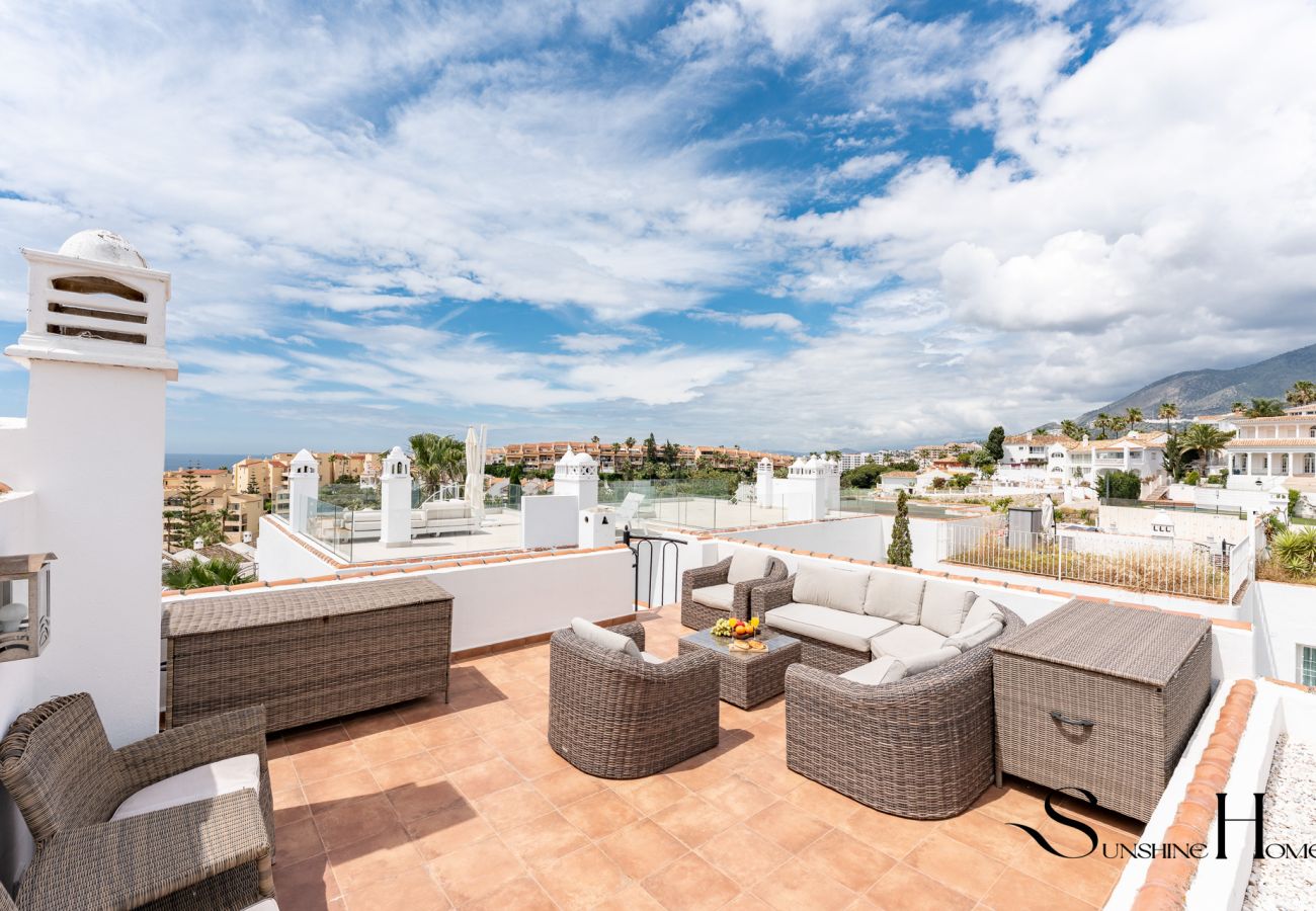 Casa adosada en Benalmádena - Beautiful views family townhouse steps from the BEACH