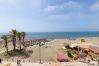 Apartamento en Benalmádena - Living On The BEACH , First Line + Big Terrace Best Views