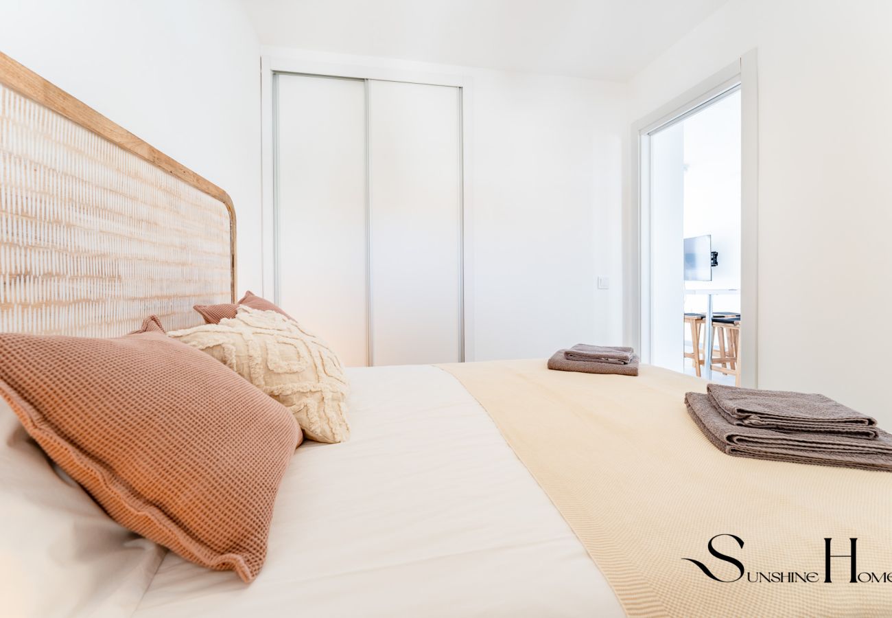 Apartamento en Torremolinos - Felicidad frente a la playa de Álamos - Retiro con vistas al mar REF049