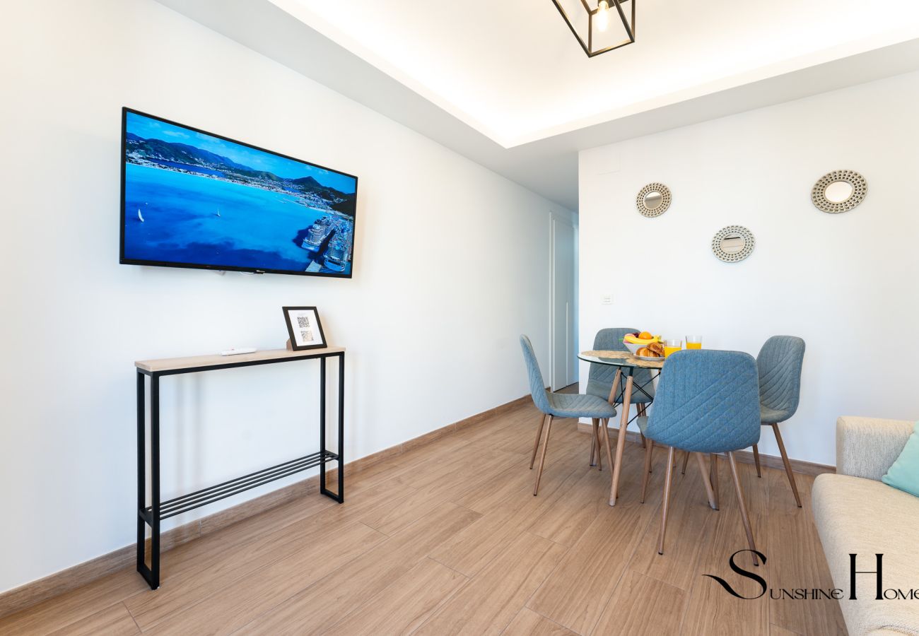 Apartamento en Torremolinos - Apartamento frente al mar con balcón y piscina REF065