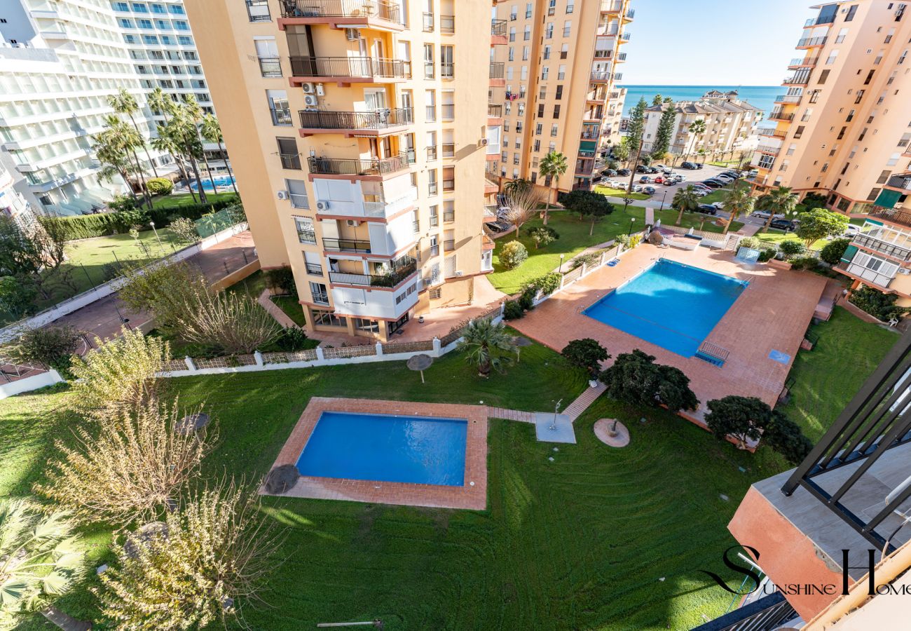 Apartamento en Torremolinos - Apartamento frente al mar con balcón y piscina REF065