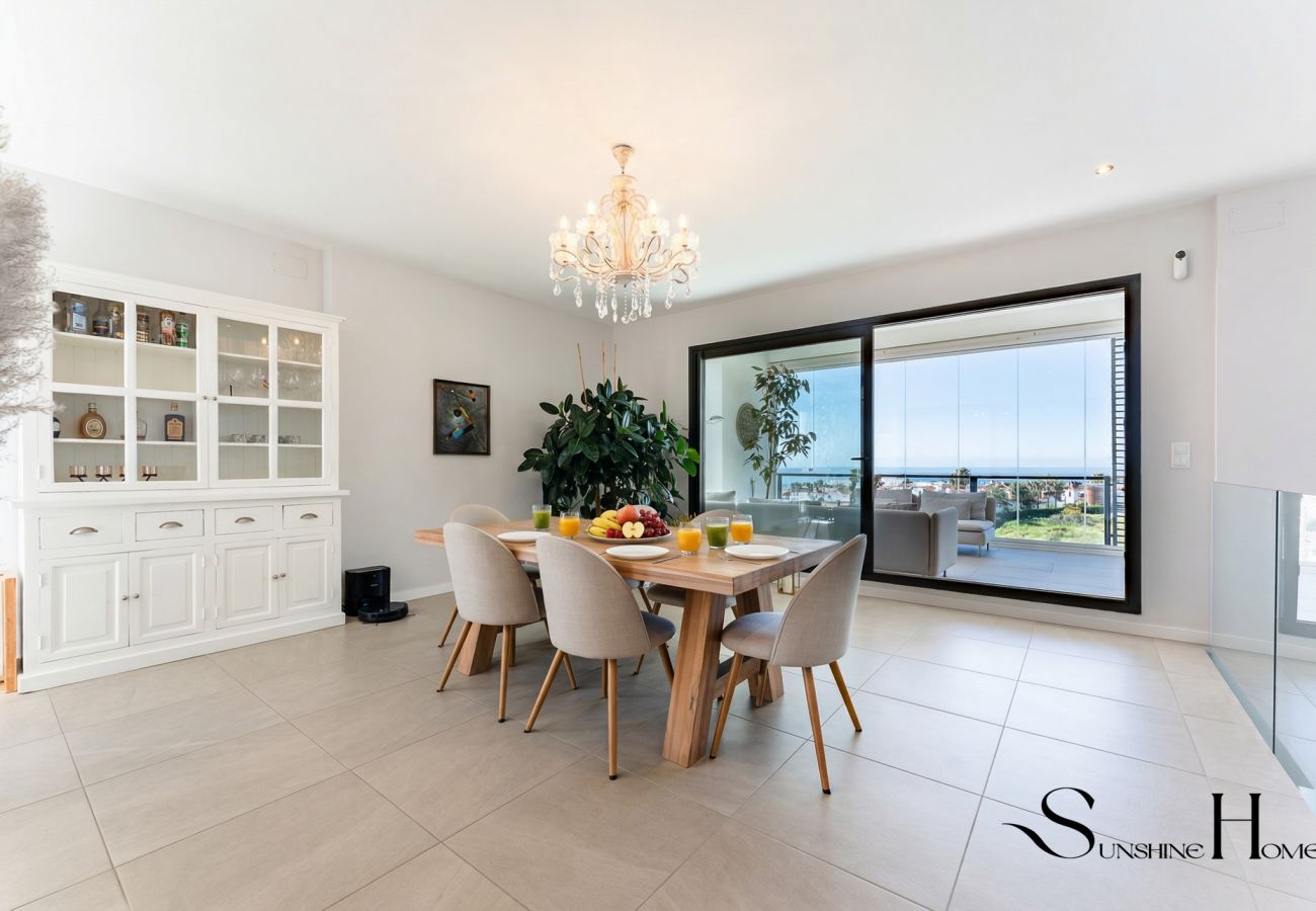 Casa adosada en Mijas - Luxury 2Bed Villa in Mijas – Sea View, Pool REF901