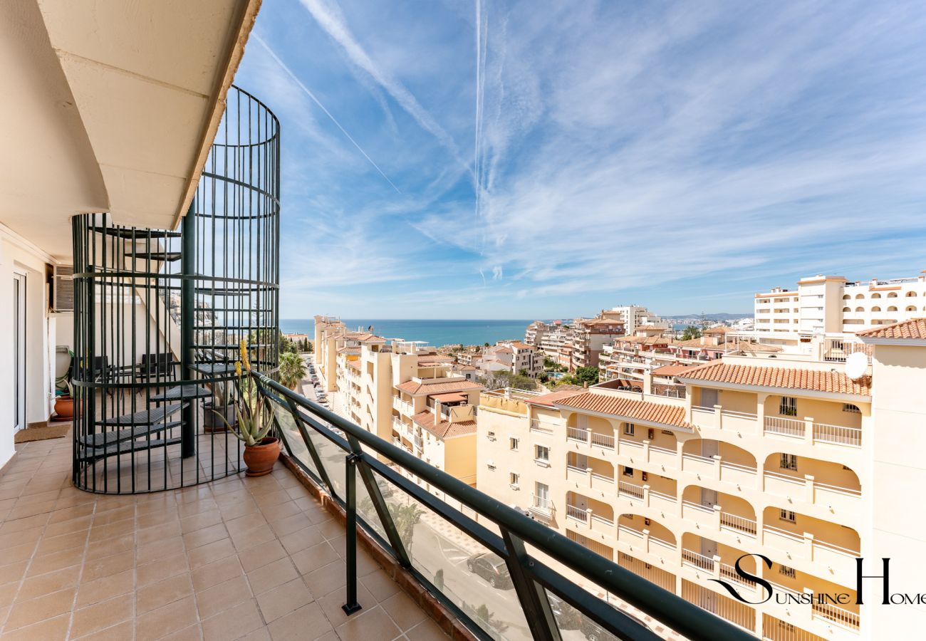 Apartamento en Benalmádena - Ático de 3 dormitorios con impresionantes vistas