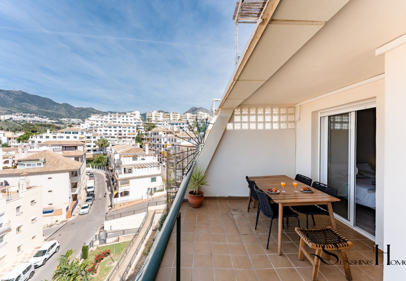 Apartamento en Benalmádena - Ático de 3 dormitorios con impresionantes vistas