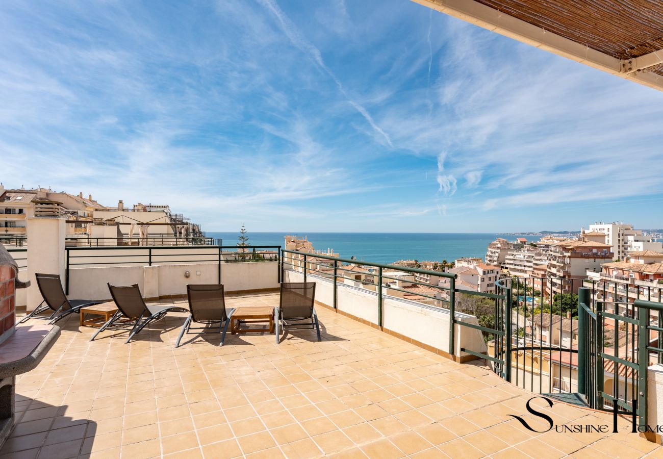 Apartamento en Benalmádena - Ático de 3 dormitorios con impresionantes vistas