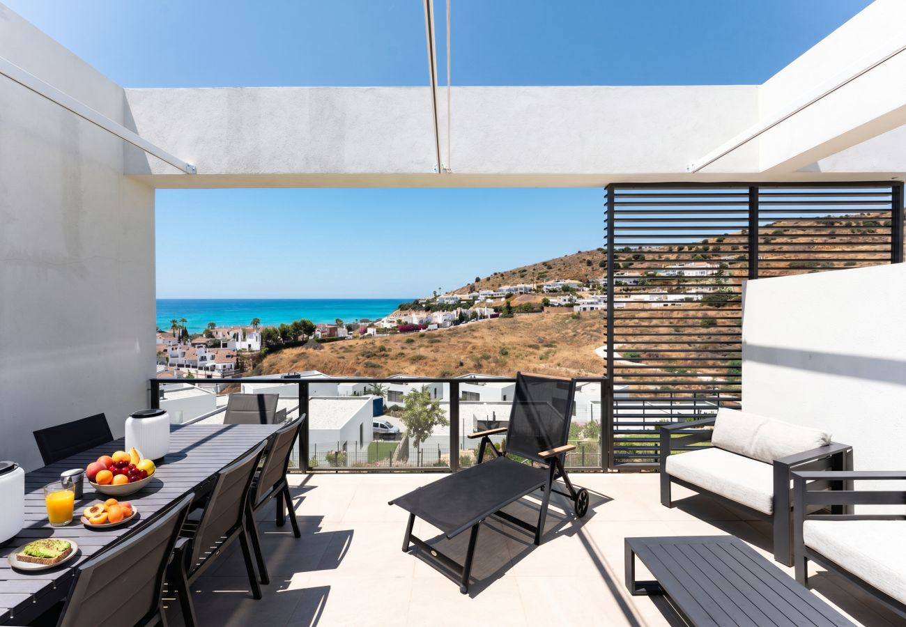 Casa adosada en Mijas - Alya Mijas - Villa Solmare - Direct Sea View and Jacuzzi 