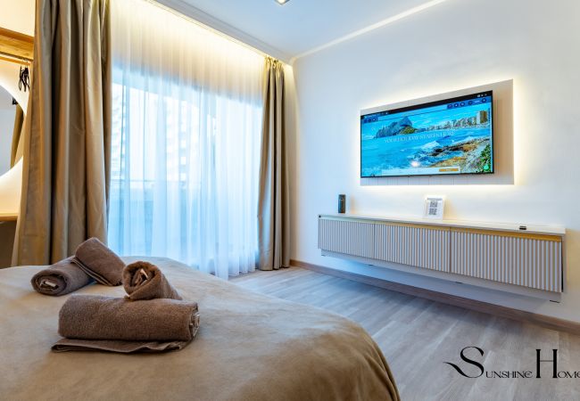 Studio à Benalmádena - Seaview beachfront studio with aqua park & balcony Studio à Benalmádena - Seaview beachfront studio with aqua park & balcony