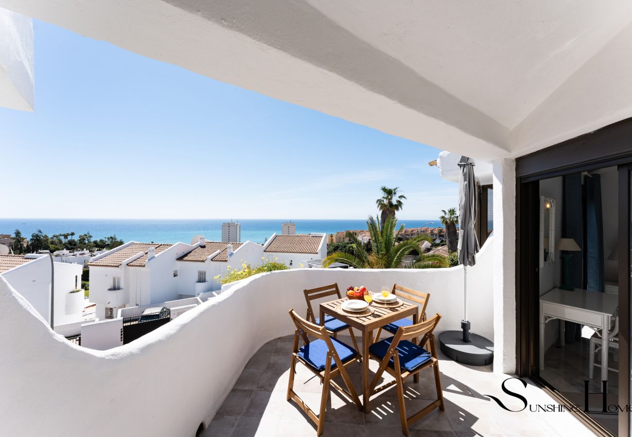 Maison à Benalmádena - Seaview/3BED/Sauna/Pool/Parking