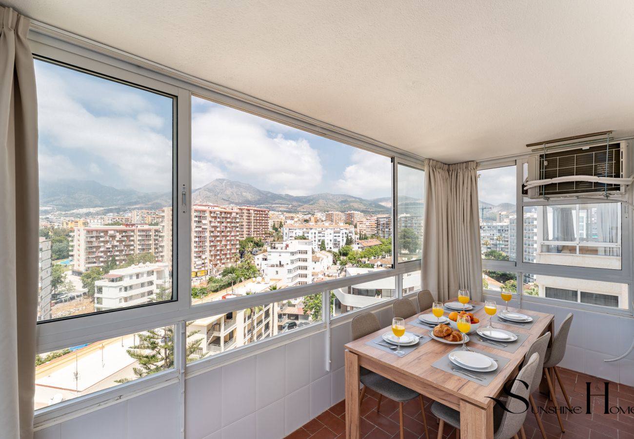 Appartement à Benalmádena - Appartement Andalou de 3 Chambres avec Vue sur Mer au Centre de Benalmádena