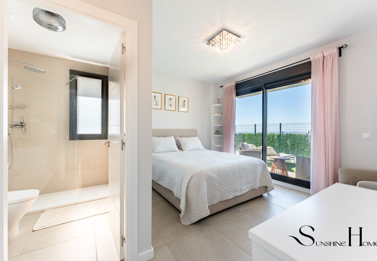 Maison mitoyenne à Mijas - Luxury 2Bed Villa in Mijas – Sea View, Pool  REF901