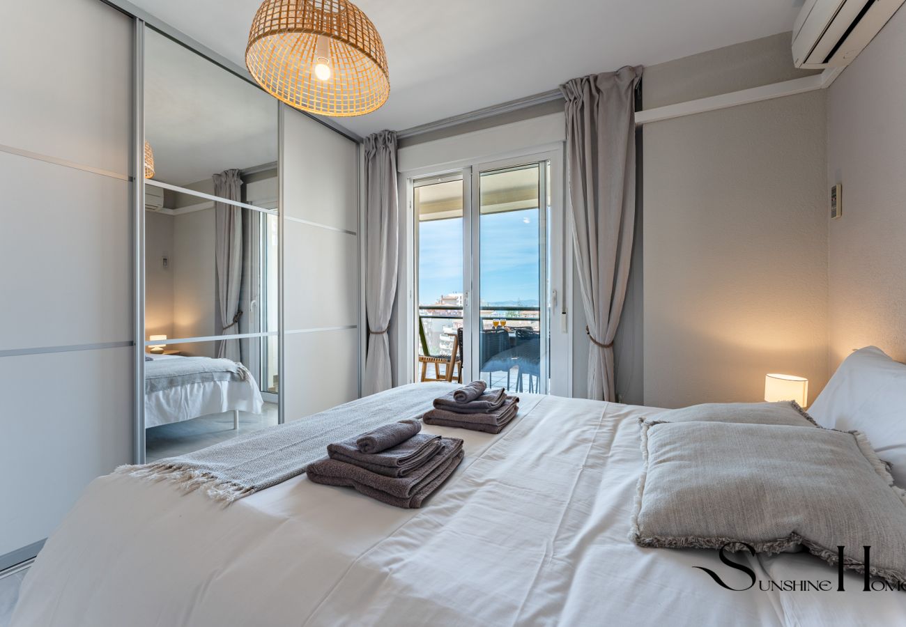 Appartement à Benalmádena - Penthouse de 3 chambres avec une vue imprenable