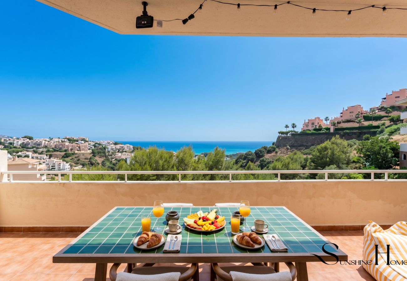 Appartement à Mijas Costa - Escapade Relaxante avec Vue sur la Mer à Calahonda