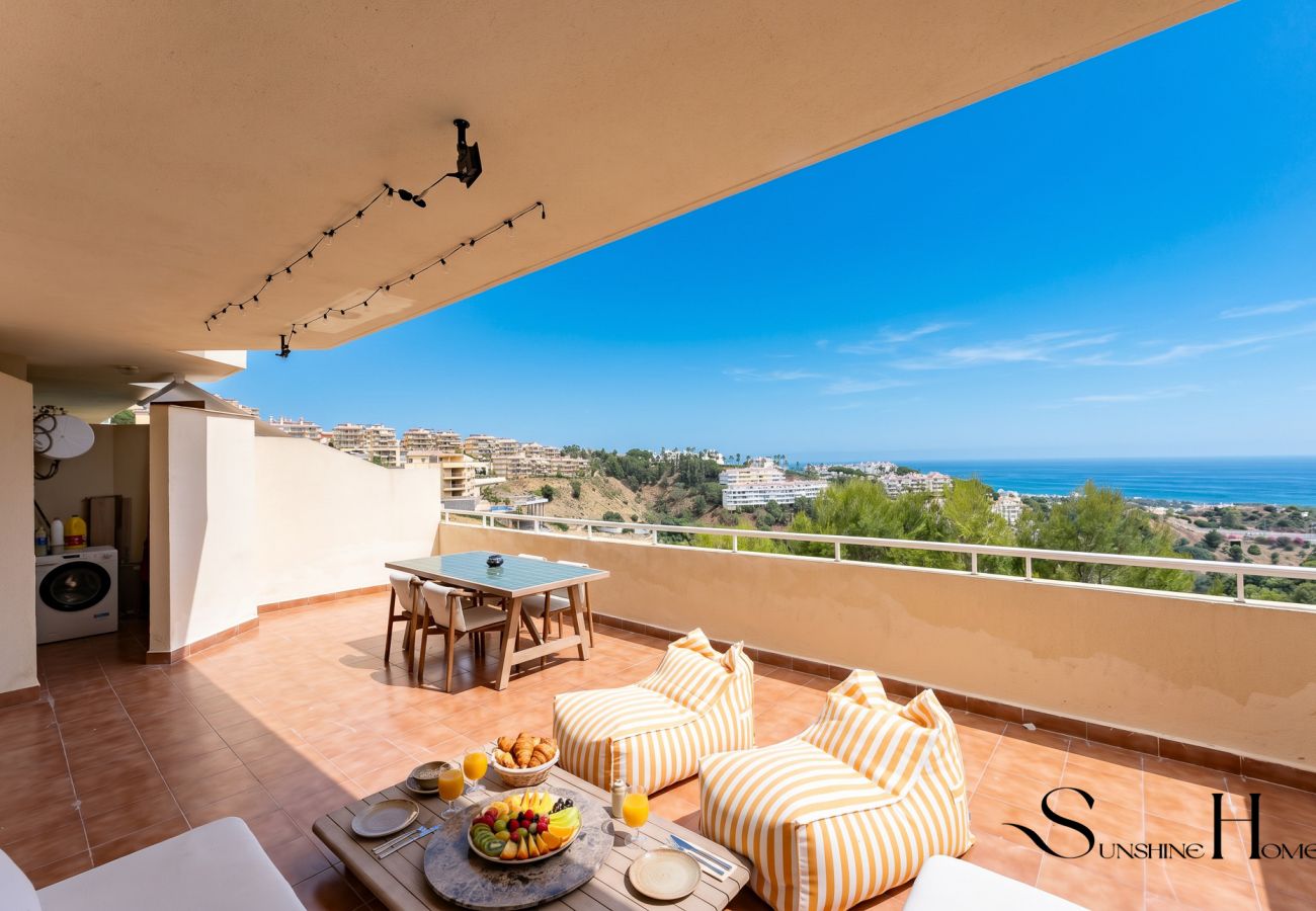 Appartement à Mijas Costa - Escapade Relaxante avec Vue sur la Mer à Calahonda