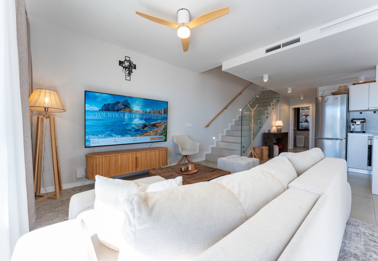 Maison mitoyenne à Mijas - Luxury 4Bed Villa in Mijas – Sea View, Pool REF083