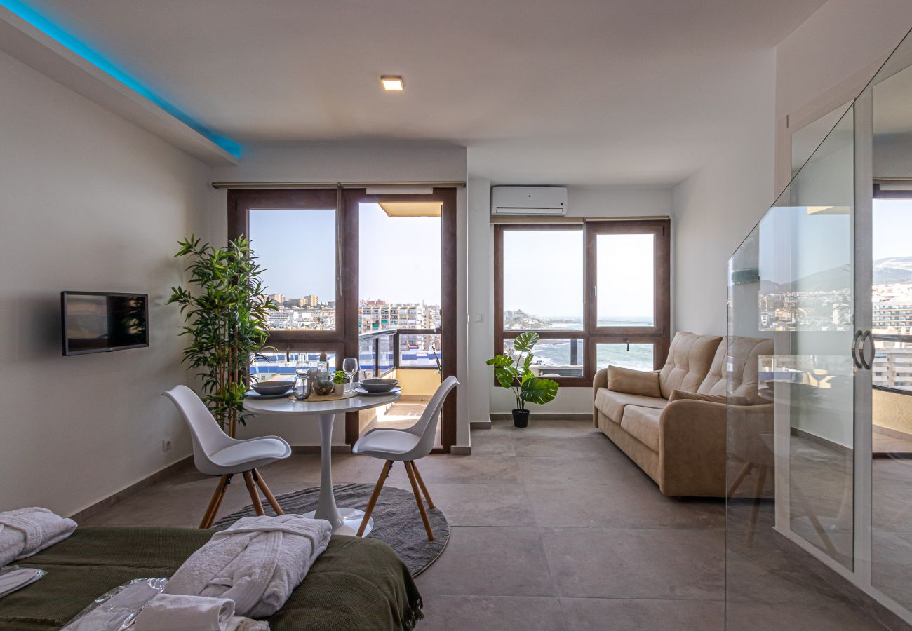 Studio in Benalmádena - Beachfront with Spectacular views and Swimming pool