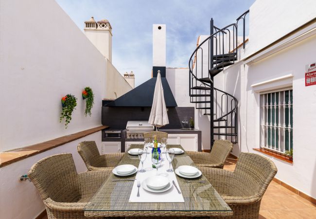 Townhouse in Benalmádena - Beautiful views family townhouse steps from the BEACH