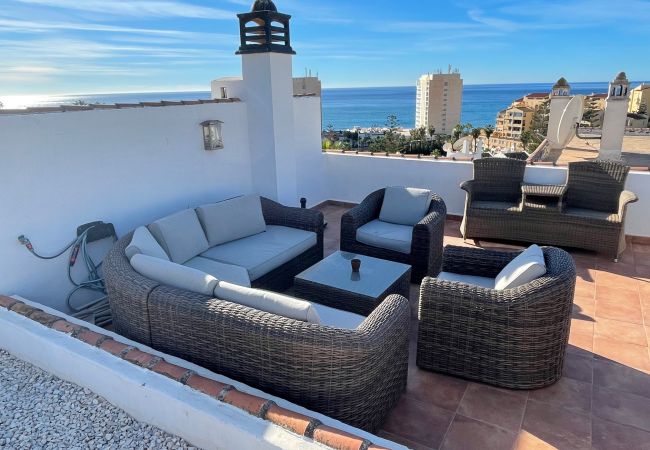 Townhouse in Benalmádena - Beautiful views family townhouse steps from the BEACH