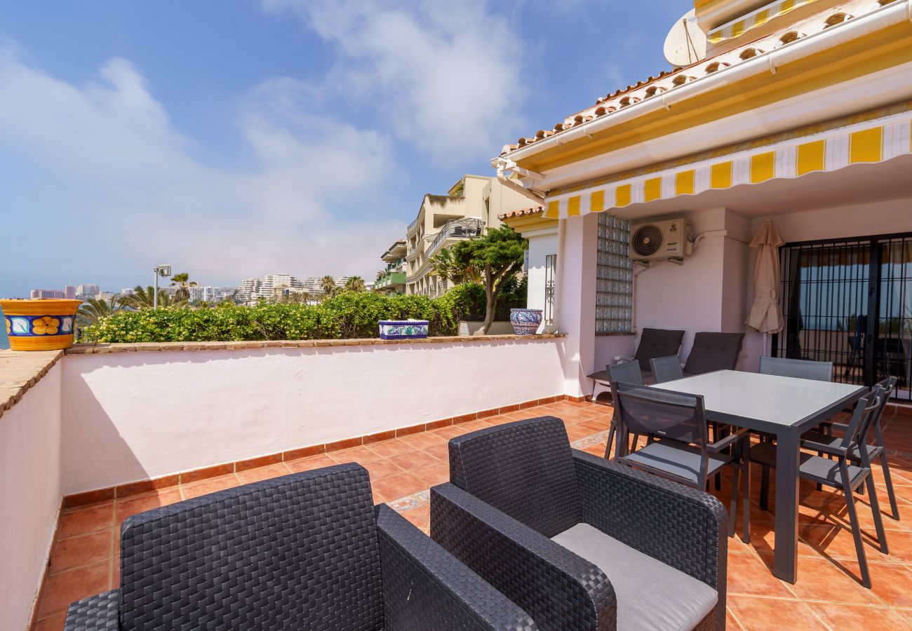 Apartment in Benalmádena - Living On The BEACH , First Line + Big Terrace Best Views