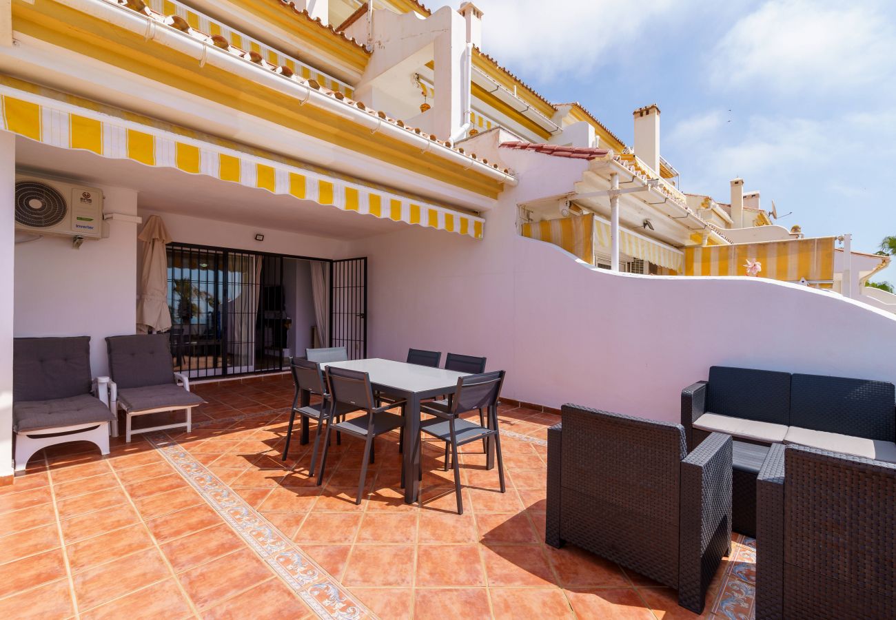 Apartment in Benalmádena - Living On The BEACH , First Line + Big Terrace Best Views