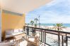 Apartment in Fuengirola - Superb Location Beachfront , 3 bed with terrace REF044