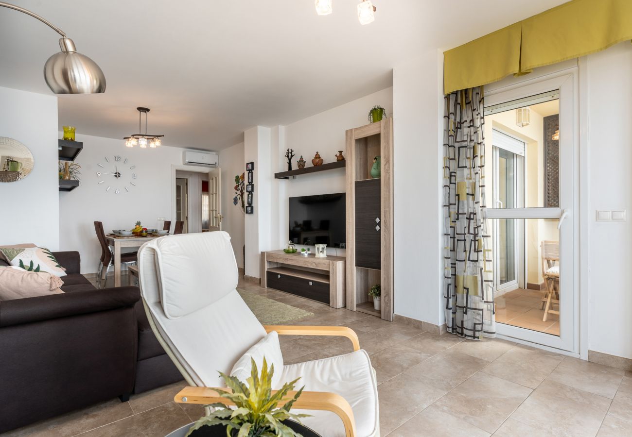 Apartment in Benalmádena - Spectacular sea views parking and pool 