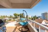 Apartment in Benalmádena - Sunny 2BR: Pool, with Terrace, and SeaView Apartment in Benalmádena - Sunny 2BR: Pool, with Terrace, and SeaView