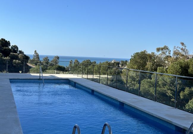 Apartment in Benalmádena - Torcal Cozy and stylish studio with sea view terrace