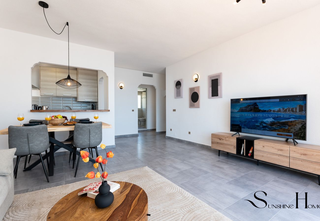 Apartment in Benalmádena - 2bed beach apartment , first line lux with parking