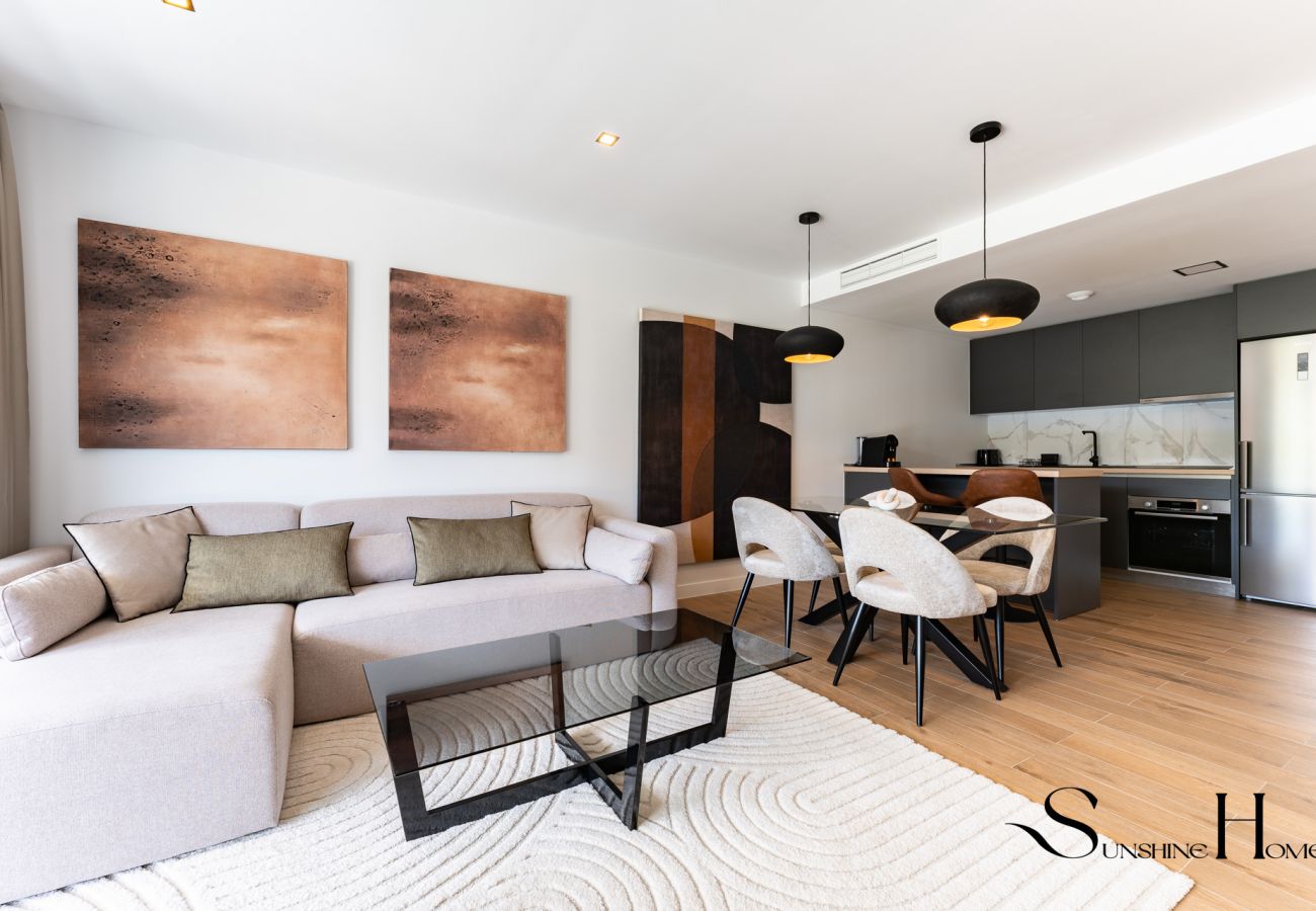 Apartment in Mijas Costa - Luxury 2-Bedroom Apartment | Pools, Sauna, Gym & More!