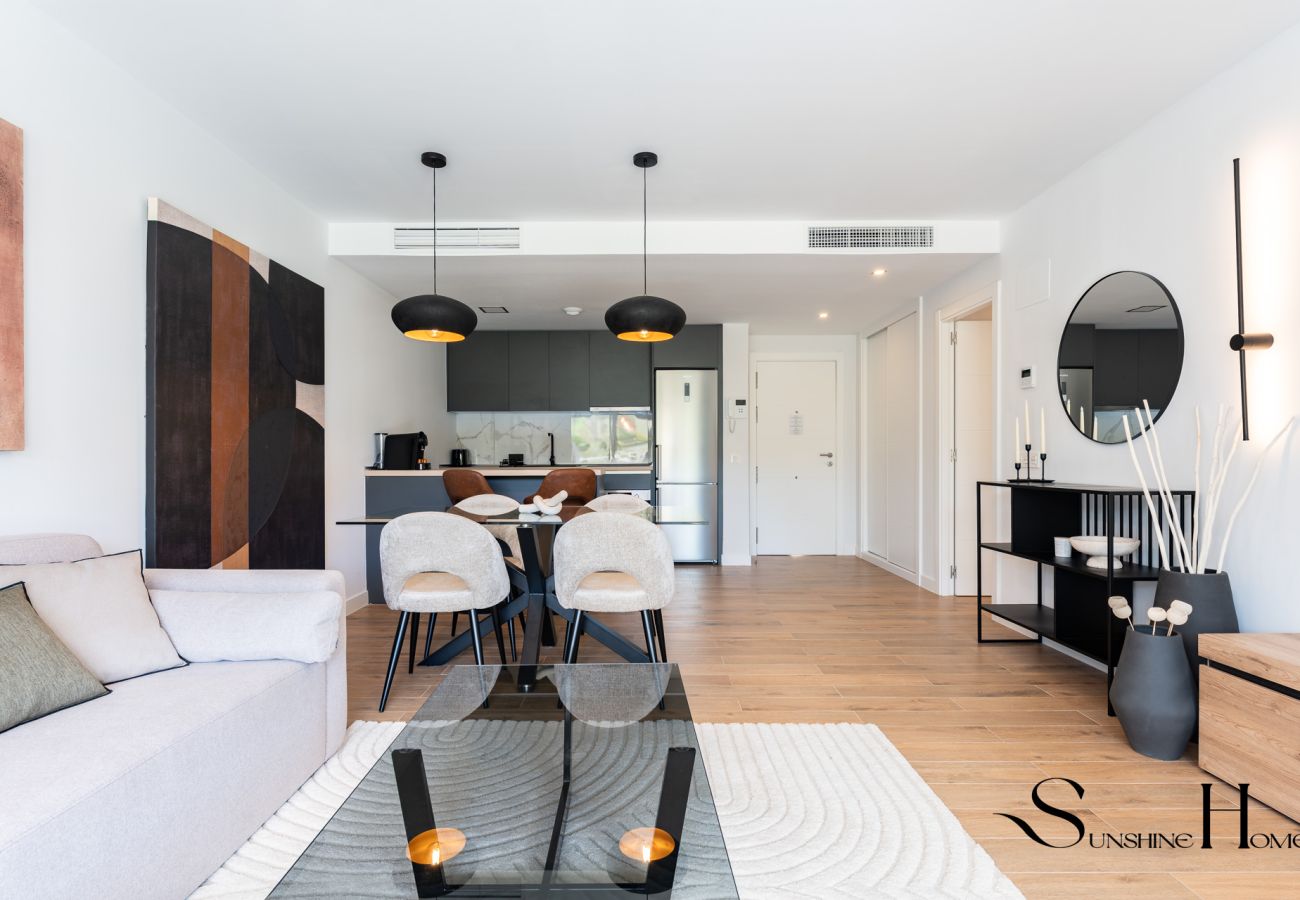 Apartment in Mijas Costa - Luxury 2-Bedroom Apartment | Pools, Sauna, Gym & More!