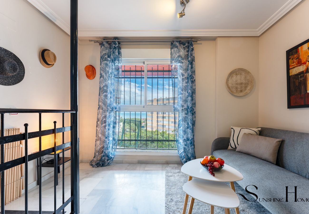 Apartment in Torremolinos - Cozy 2 Bedroom Duplex, Parking, Terrace, Office, Pool! 