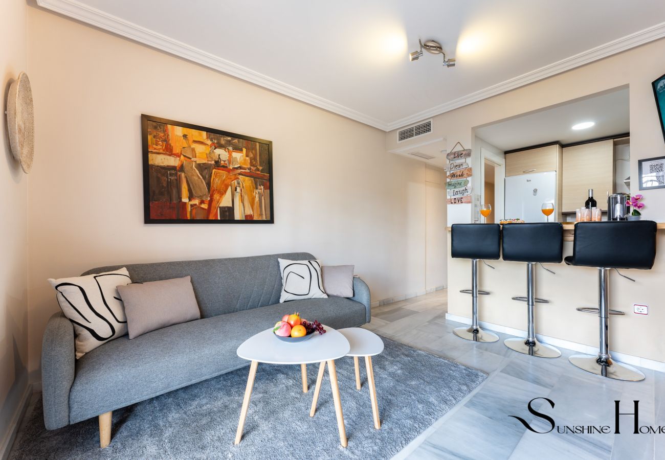 Apartment in Torremolinos - Cozy 2 Bedroom Duplex, Parking, Terrace, Office, Pool! 