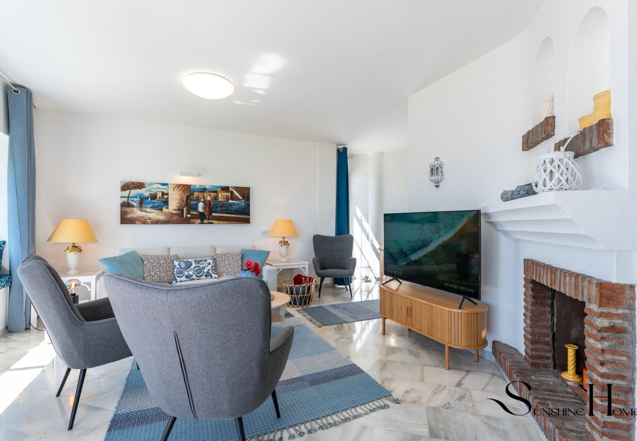 House in Benalmádena - Seaview/3BED/Sauna/Pool/Parking