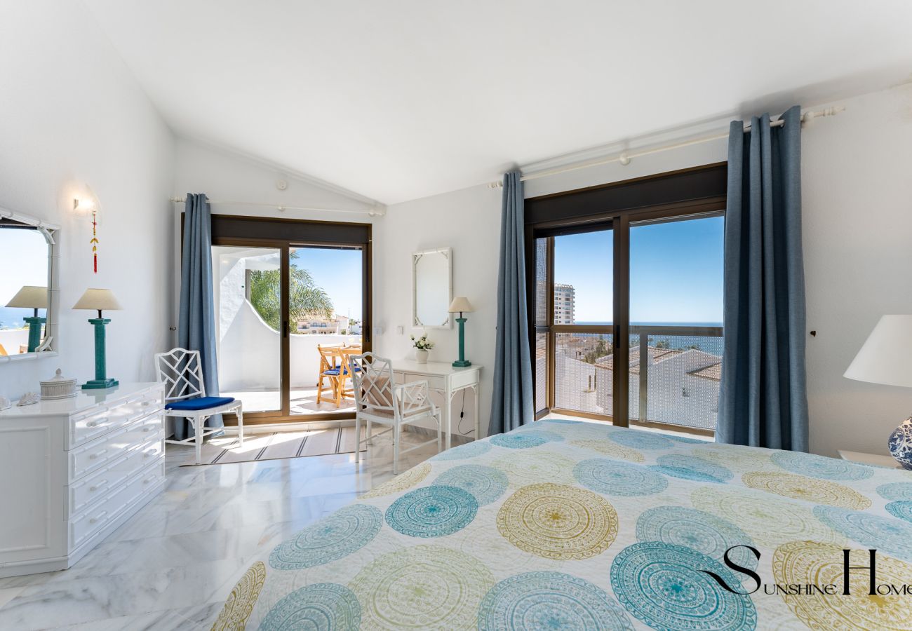 House in Benalmádena - Seaview/3BED/Sauna/Pool/Parking