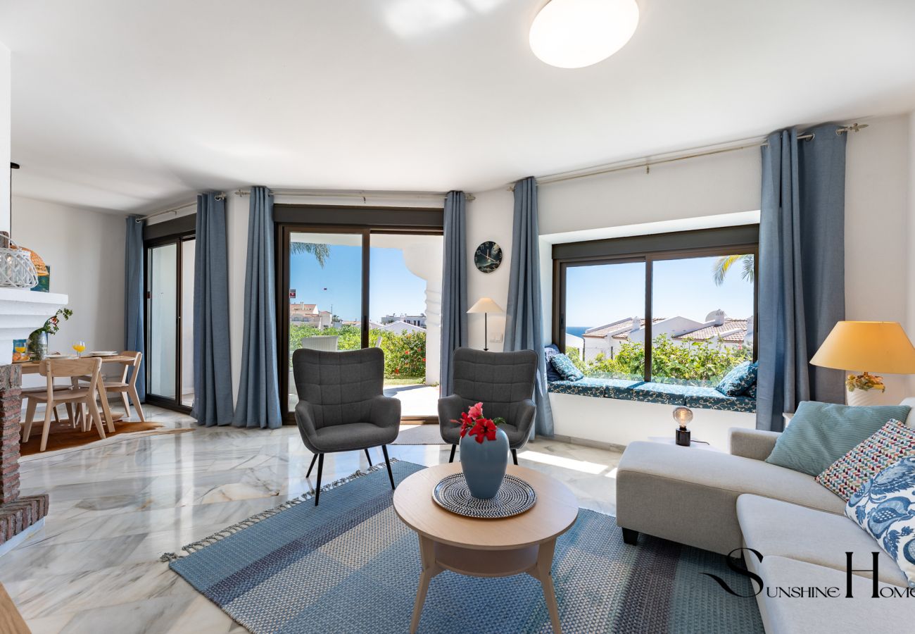 House in Benalmádena - Seaview/3BED/Sauna/Pool/Parking