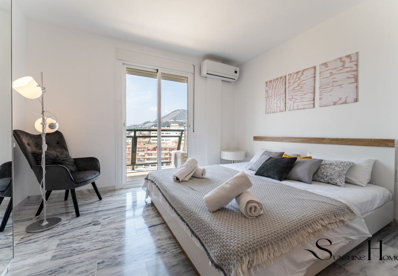 Apartment in Benalmádena - Terrace of Paradise, 3 Bed Duplex, Bbq, Views, Pool, Parking