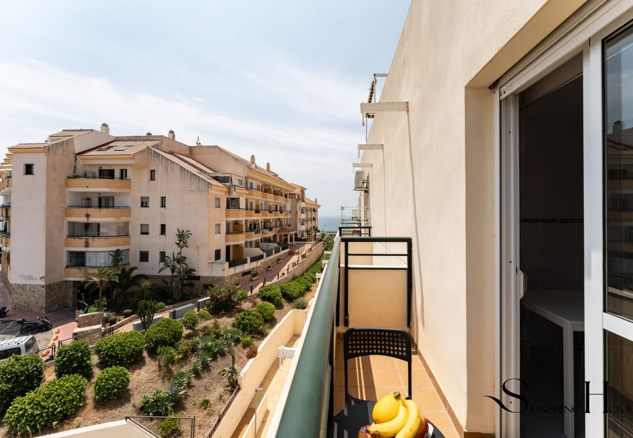Apartment in Benalmádena - Terrace of Paradise, 3 Bed Duplex, Bbq, Views, Pool, Parking