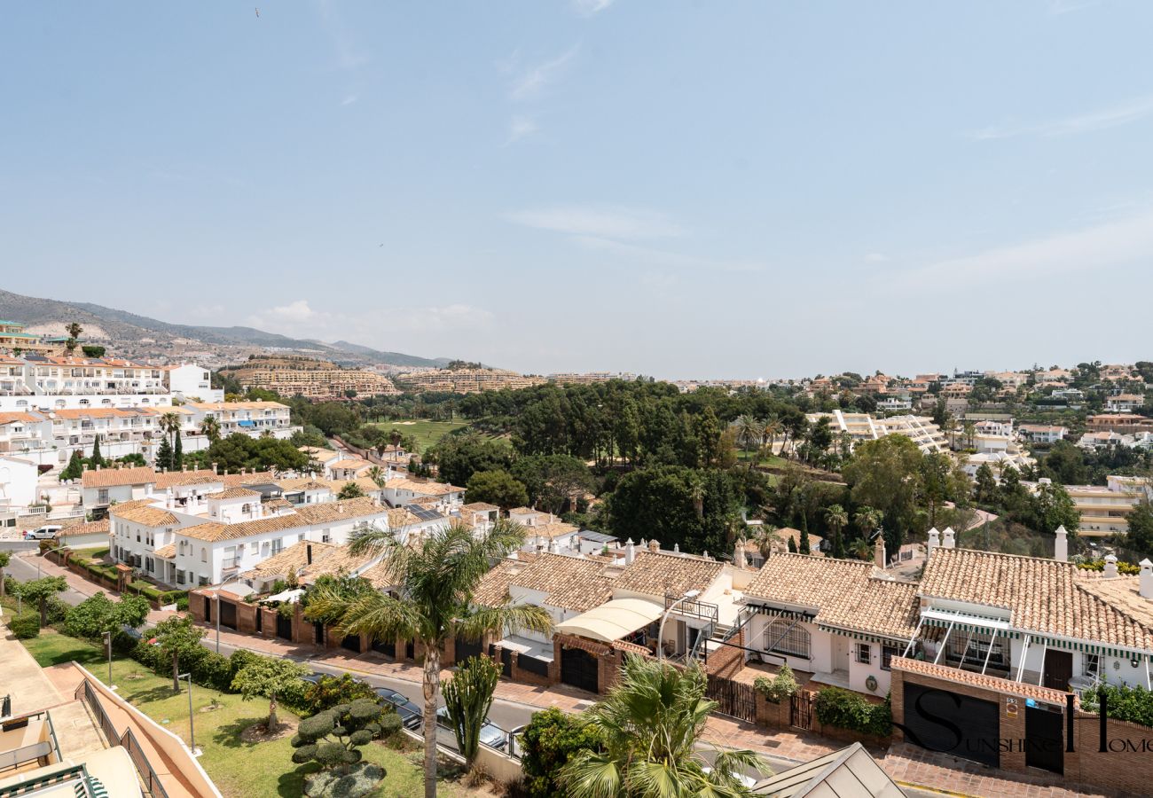 Apartment in Benalmádena - Terrace of Paradise, 3 Bed Duplex, Bbq, Views, Pool, Parking