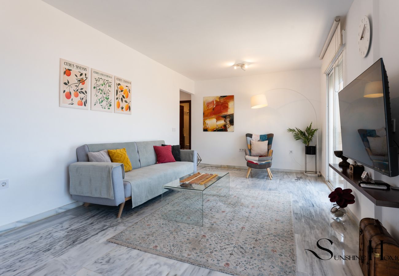 Apartment in Benalmádena - Terrace of Paradise, 3 Bed Duplex, Bbq, Views, Pool, Parking REF003