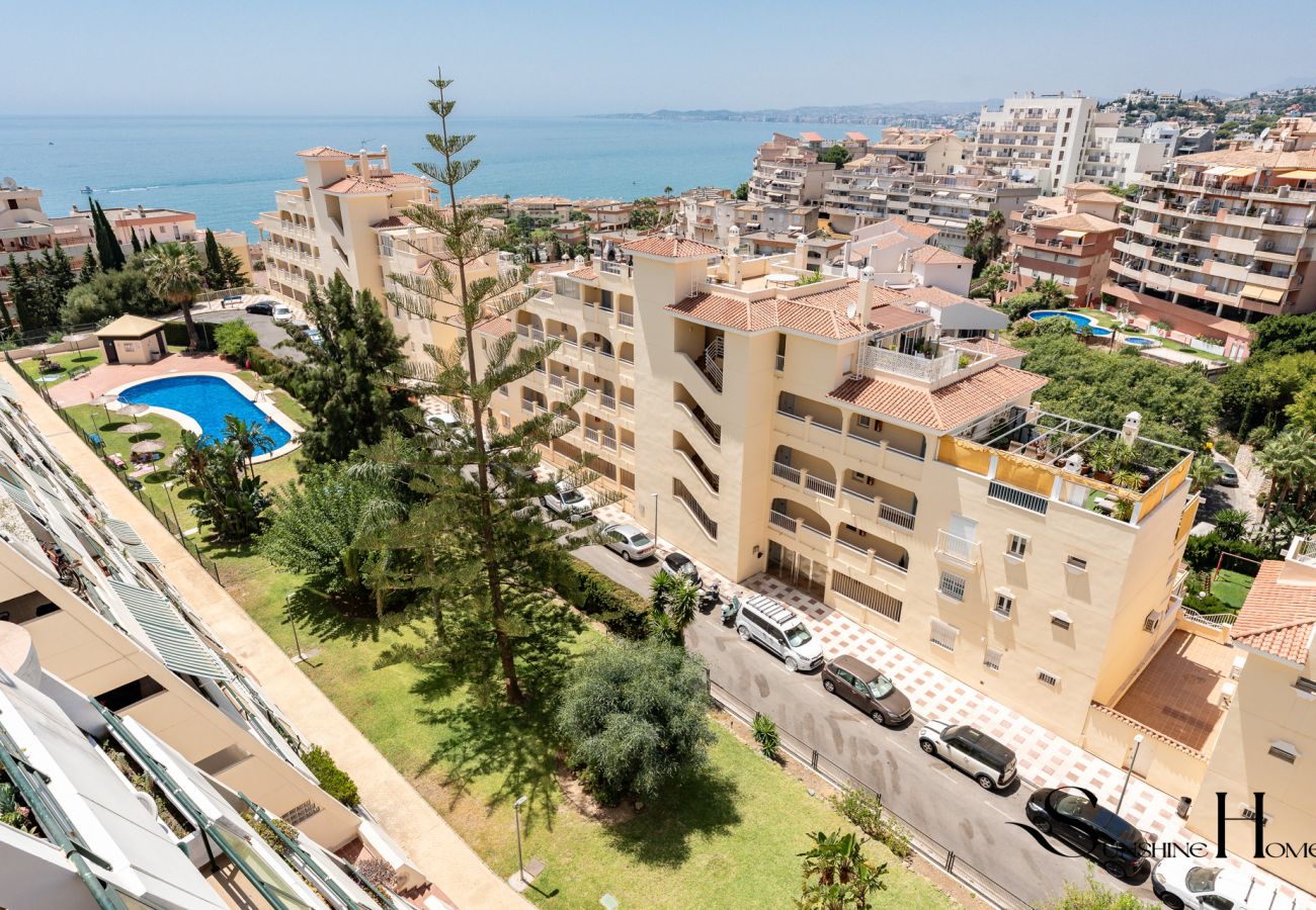 Apartment in Benalmádena - Terrace of Paradise, 3 Bed Duplex, Bbq, Views, Pool, Parking REF003