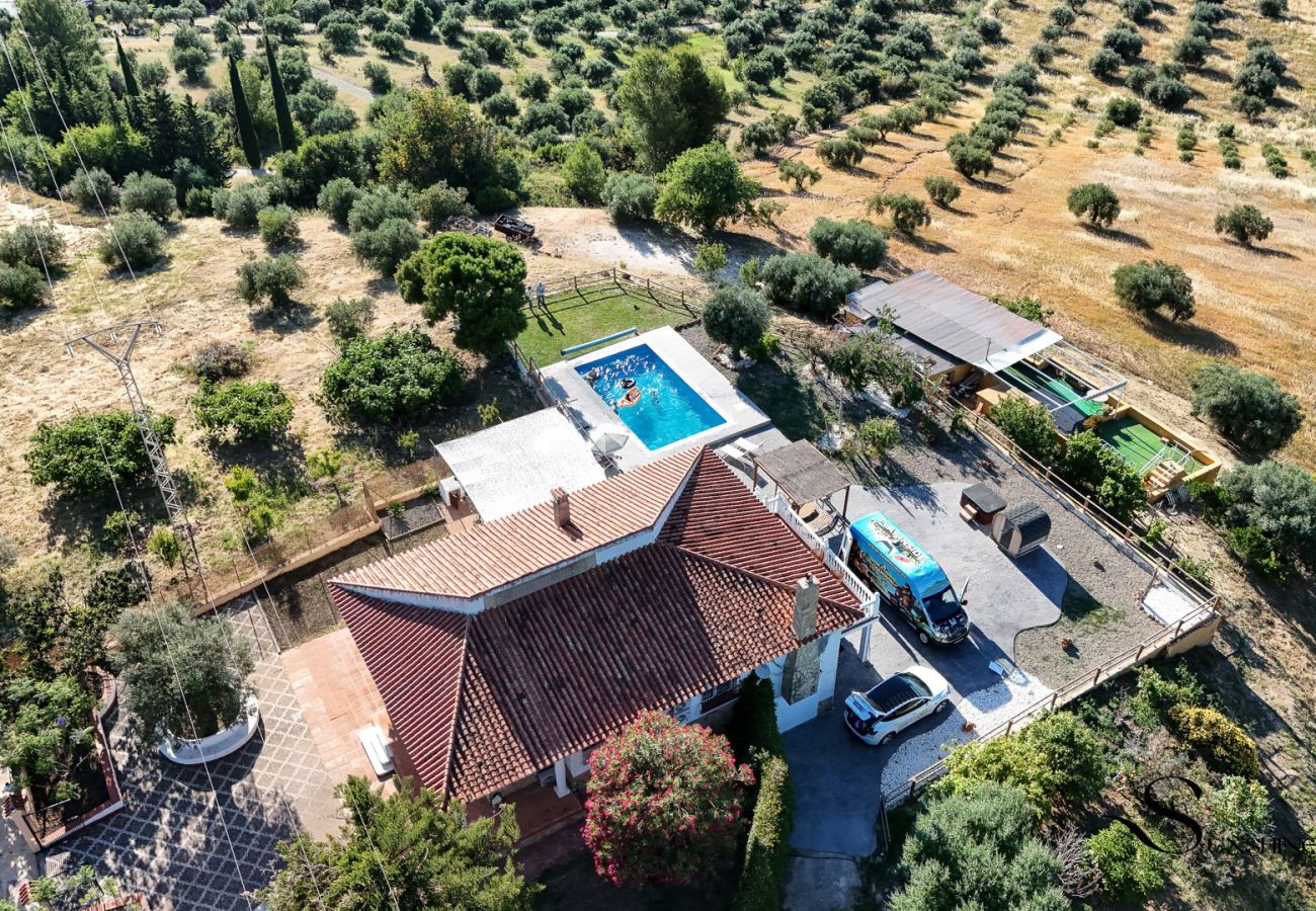 Villa in Alhaurín el Grande - Heated pool & spa villa in the mountains REF032