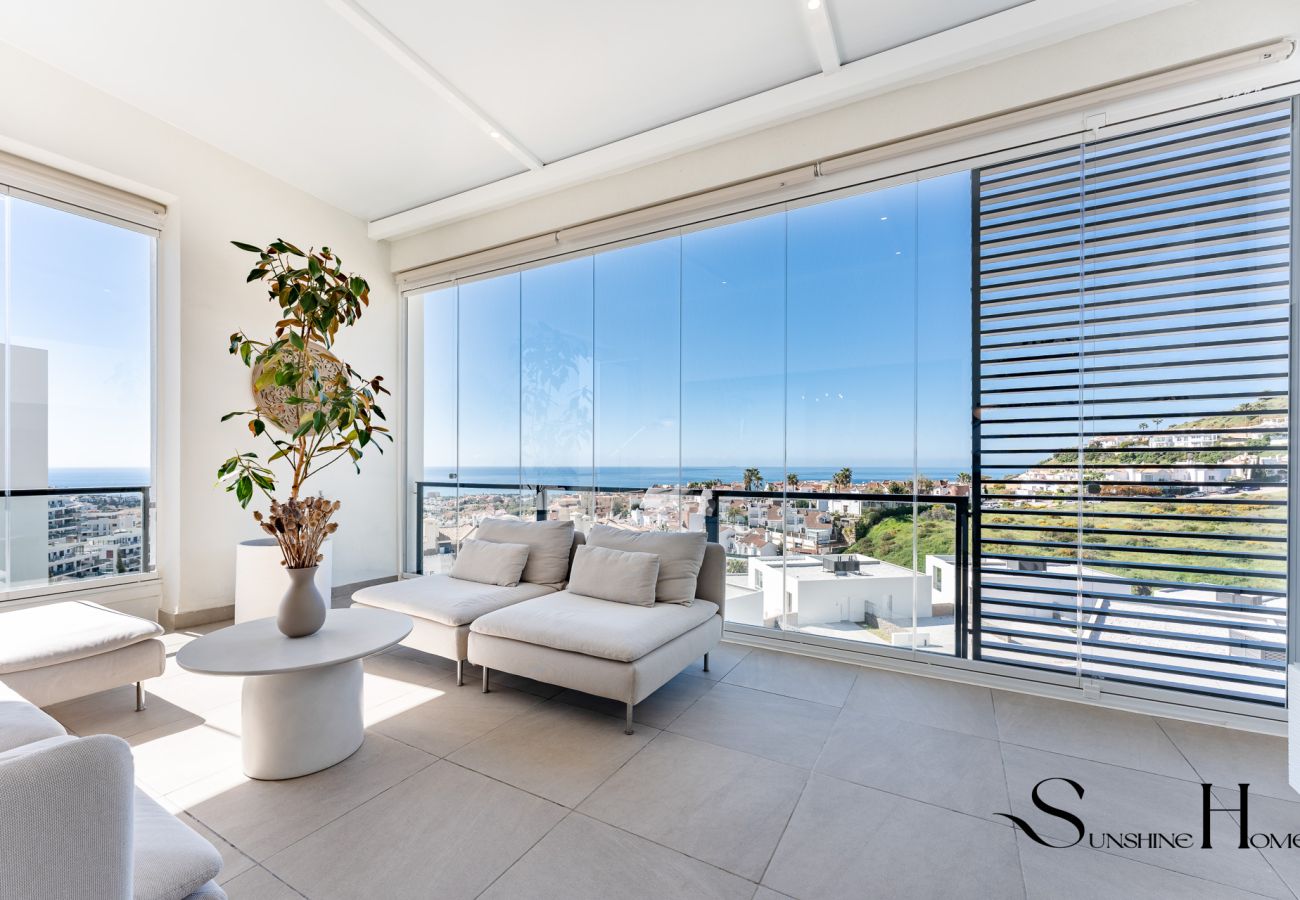 Terraced House in Mijas - Luxury 2Bed Villa in Mijas – Sea View, Pool  REF901