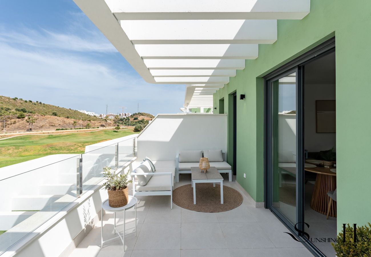 Apartment in Mijas Costa - Golf View Penthouse with Pool & Gym Access