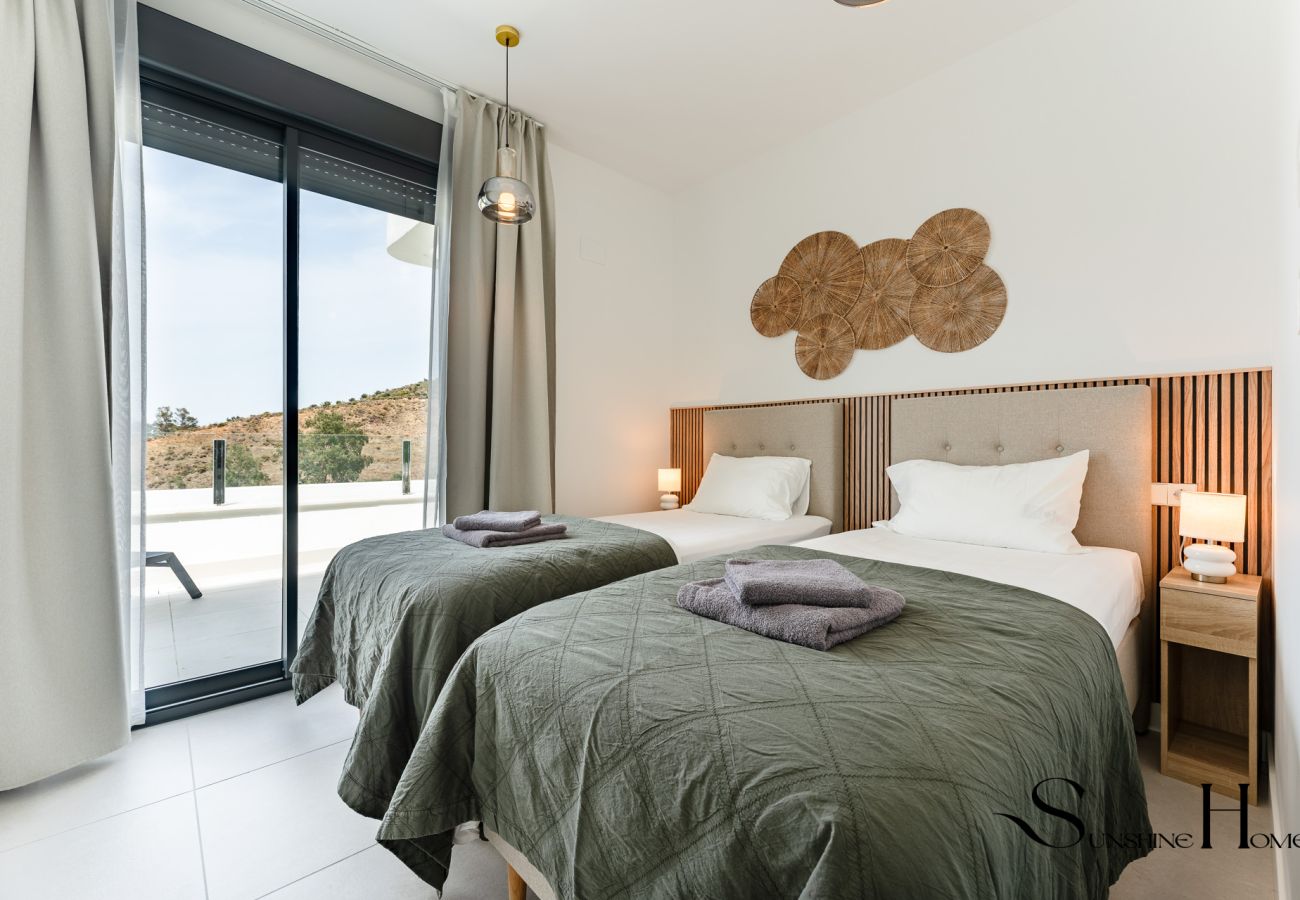 Apartment in Mijas Costa - Golf View Penthouse with Pool & Gym Access