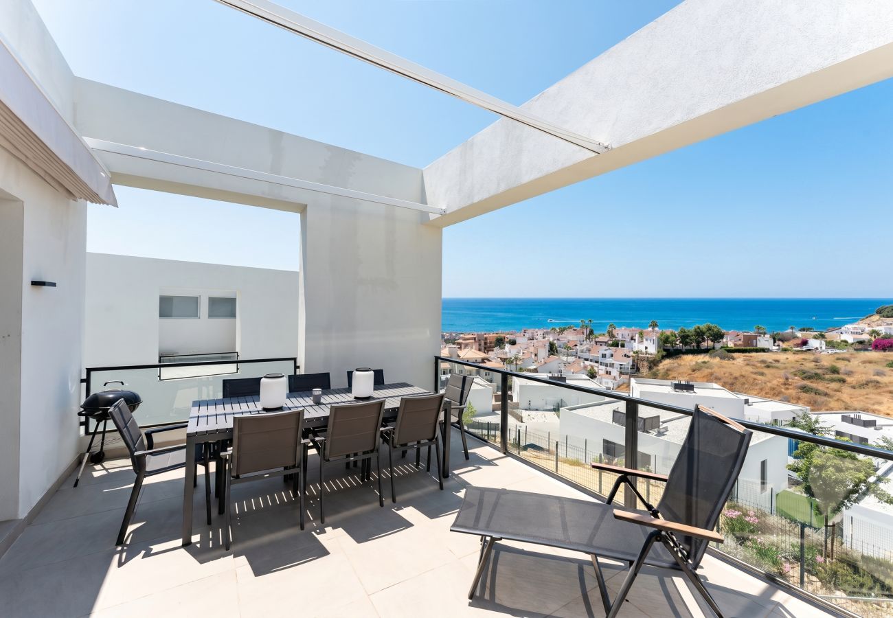 Terraced House in Mijas - Alya Mijas - Villa Solmare - Direct Sea View and Jacuzzi 