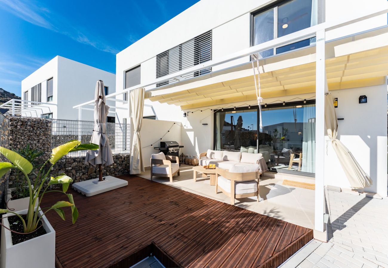 Terraced House in Mijas - Luxury 4Bed Villa in Mijas – Sea View, Pool REF083